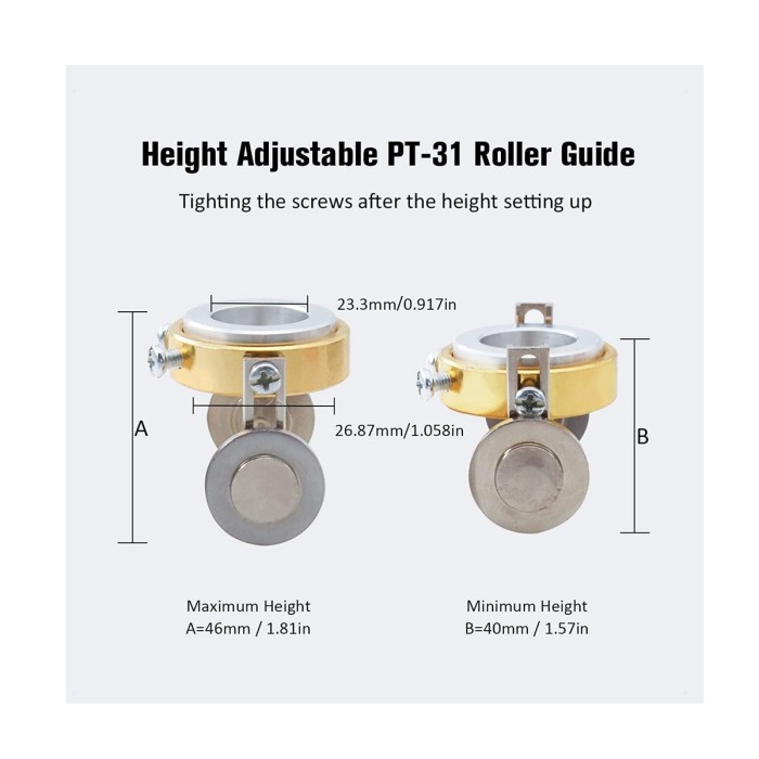 WeldingStop Plasma Cutting Machines PT-31 Roller Guide Wheel for Metalworking CUT40 CUT50D LGK40 Plasma Cutter