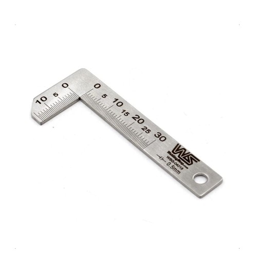 WeldingStop Chamfer Device Chamfering Metalworking Machine Inspection Tools Metric Reading Stainless Steel 1PK