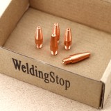 WeldingStop Mig Lincoln Tapered Contact Tips 0.035'' Electric Arc Welding Consumables for Lincoln Magnum PRO 100L Torch Machines 5PK