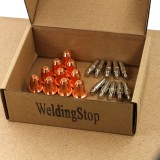 WeldingStop PR0110 Plasma Welding Electrode 0.6mm Tips for Trafimet S25K S25 Plasma Cutting Torch PK20