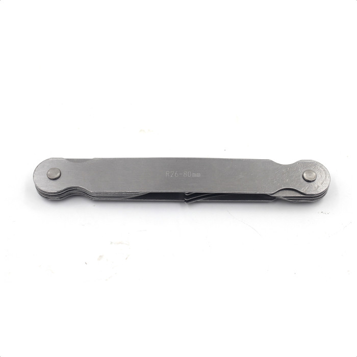 Copy Radius gage Gauge Fillet set R26-80mm Concave Convex arc end internal external