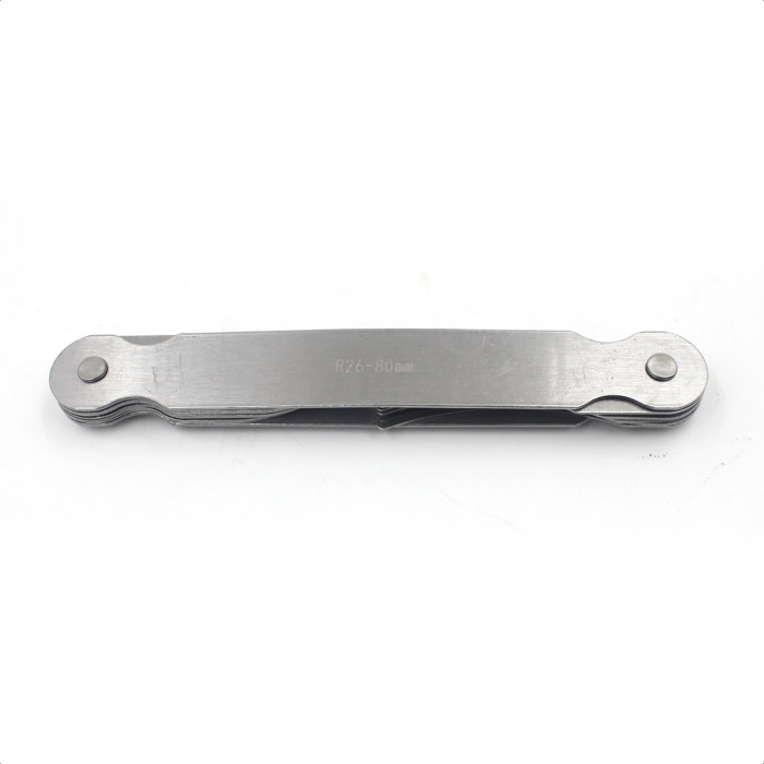 Copy Radius gage Gauge Fillet set R26-80mm Concave Convex arc end internal external