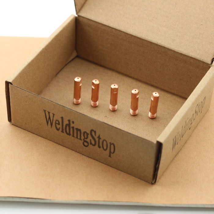 WeldingStop M6 Contact Tip 1.0mm Ref 140.0253 Oxy-Acetylene Welding for Binzel MIG/MAG and Cutting Machines