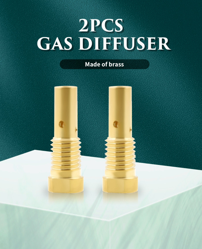 WeldingStop 3pcs MIG Welding Accessory Kit for Flux Core Kit K3493-1 Century FC90/80GL Forney Titanium Oxygen Cutting Devices Gasless Nozzle Gas Diffuser