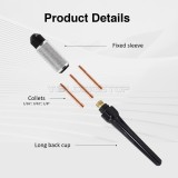 WeldingStop TIG Tungsten Manual Sharpener Holder TIG Collet and Long Back Cup Set TIG Grinding Set for 1/16'' 3/32'' 1/8'' Tungsten Electrode