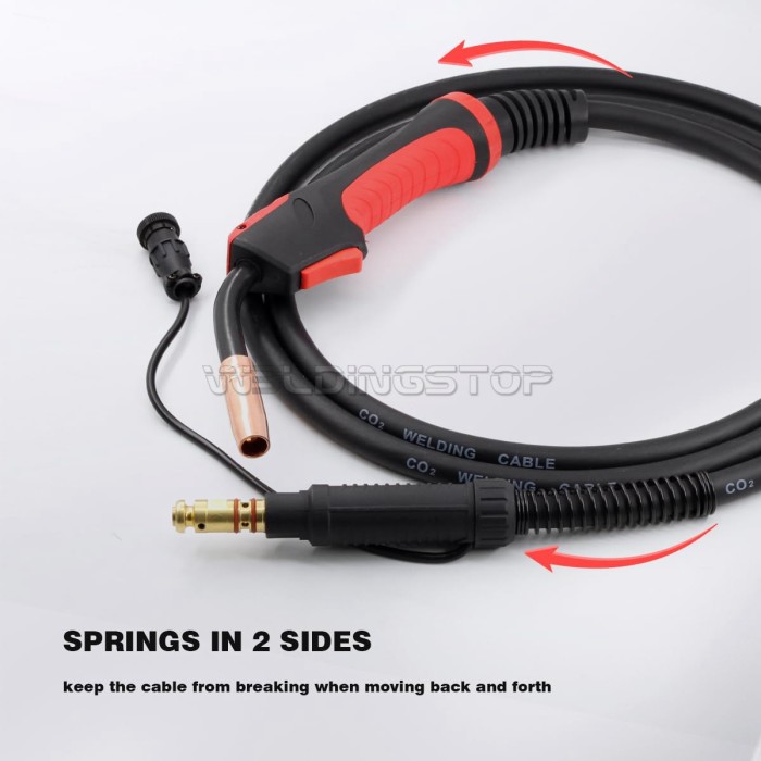 【BLACK FRIDAY】WeldingStop MIG Welding Gun K530-6 Magnum Torch Stinger 100Amp 10ft Replacement for Lincoln Magnum 100L K530-6 SP/Power MIG 140T 180T, Easy-Core/Pro-MIG/MIG Pak 140 180 1pc