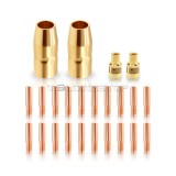 WedingStop MIG Welding Kit 169715 Gas Nozzle 169716 Gas Diffuser 0.035'' 00068 Contact Tips for Millermatic M-10/15(M-100/150) Hobart H-9/10 24PK
