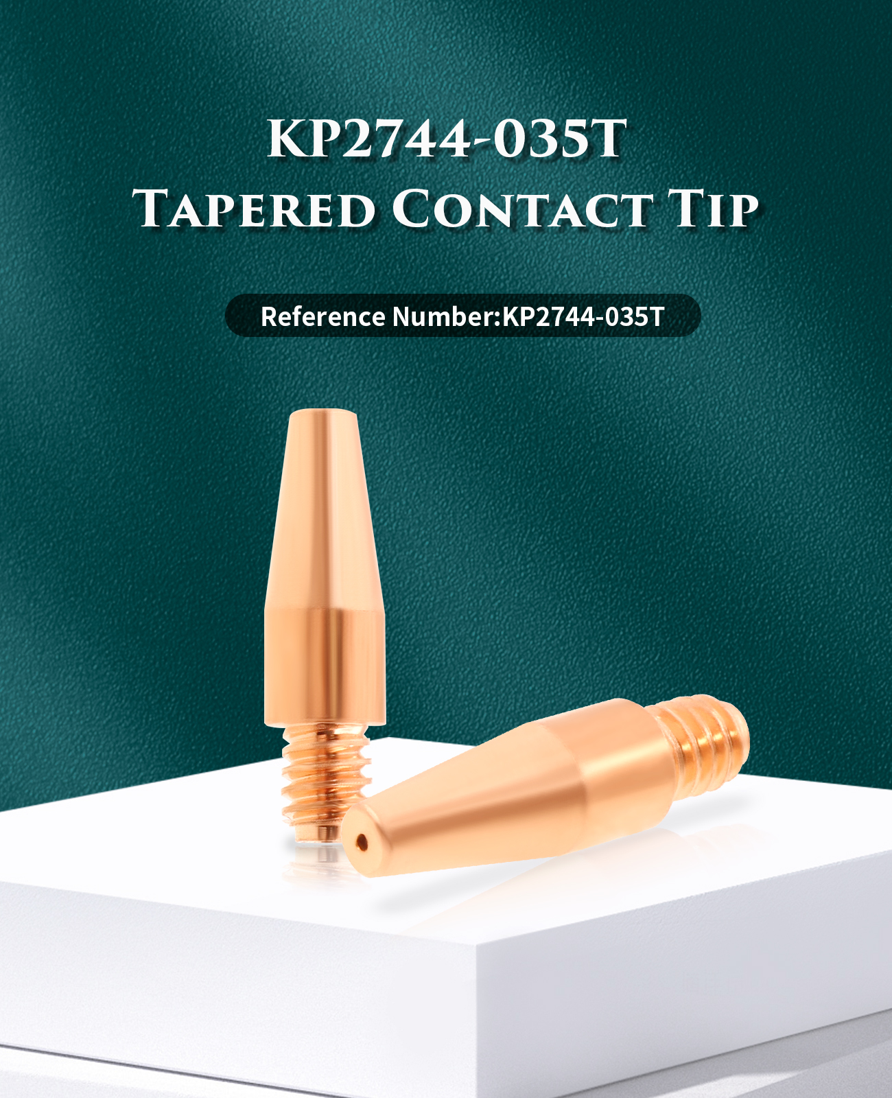 WeldingCity 25-pk TAPERED Contact Tip 14T-35  0.035  For MIG Welding Gun Lincoln Magnum 200 400a And Tweco Professional 2 4