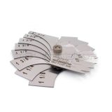 inspection Gauge Welding Fillet Gage 8 piece set 1~1/8- 2 Inch Measure tool
