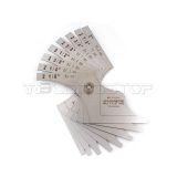 Welding Fillet Gage 8 piece set 2~1/8- 3 Inch inspection Gauge Measure tool