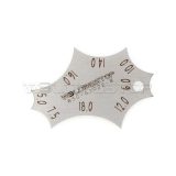2 Pieces Welding Gauge Key Weld Fillet Throat Leg Length Gage Standard Equivalent Handy Key Chain Me