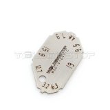 4 Pieces Welding Gauge Key Chain Weld Fillet Leg Length Throat Laser Engraving Inch