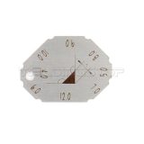 2 Pieces Welding Gauge Key Weld Fillet Throat Leg Length Gage Standard Equivalent Handy Key Chain Me