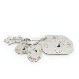 4 Pieces Welding Gauge Key Chain Weld Fillet Leg Length Throat Laser Engraving Inch