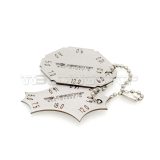 2 Pieces Welding Gauge Key Weld Fillet Throat Leg Length Gage Standard Equivalent Handy Key Chain Me