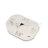 4 Pieces Welding Gauge Key Chain Weld Fillet Leg Length Throat Laser Engraving Inch