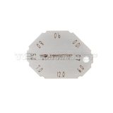 2 Pieces Welding Gauge Key Weld Fillet Throat Leg Length Gage Standard Equivalent Handy Key Chain Me