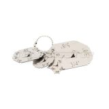4 Pieces Welding Gauge Key Chain Weld Fillet Leg Length Throat Laser Engraving Inch