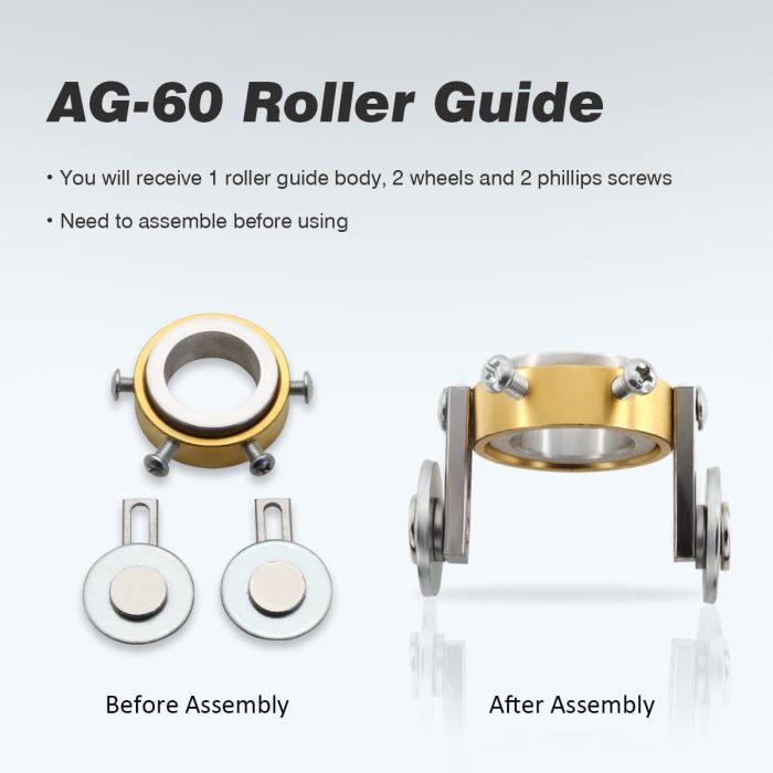 AG-60 Slotted Cup Roller Guide Wheel Spacer Stand-Off AG60 / SG55 Plasma Cutting Torch Accessories