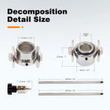 AG-60 Circinus Roller Guide SG-55 WSD-60 Roller Guide Compass Wheel for AG-60 Plasma Cutting Torch