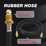 WeldingStop Argon CO2 MIG Welding Regulator CGA-580 0-60 CFH Flow Meter Gauge with 6.5FT Gas Welding Hose for MIG/TIG Welding