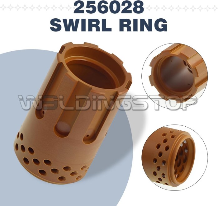 WSP-20038 WeldingStop 256028 Swirl Ring for Miller XT60 Plasma Cutting Torch Consumables 1pc - WeldingStop product image 4