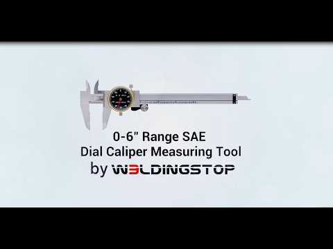 WeldingStop [Special Edition] 0-6 in Dial Caliper Set - Shock-Proof Stainless Steel 0.001 in High Precision Measuring Tool with Protective Case