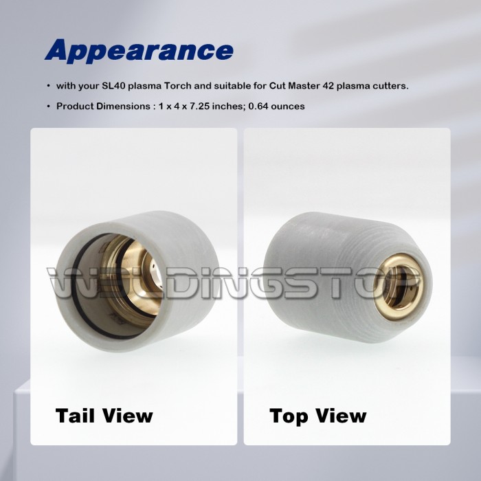 WeldingStop 1PK SL40 9-0098 Plasma Shield Cap Fit Thermal Dynamics Cutmaster 42 Cutter
