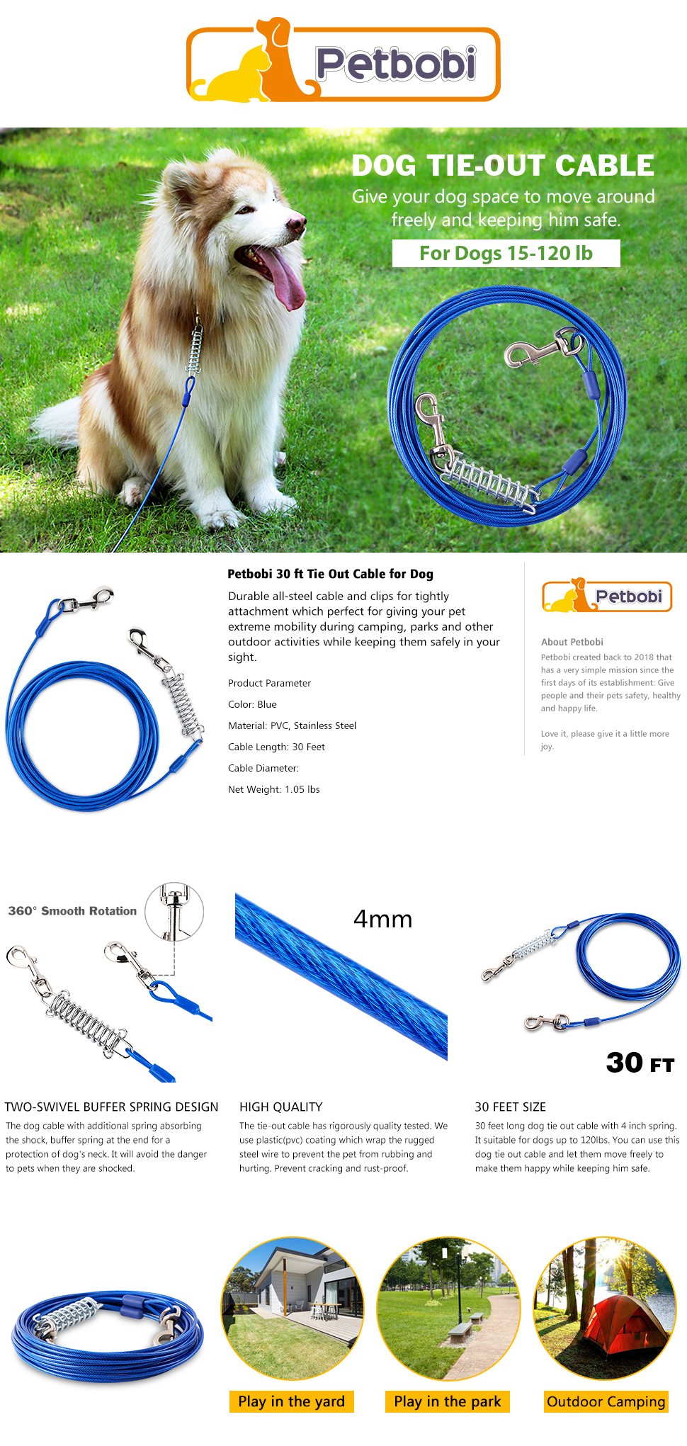 tie the dog