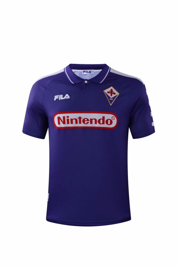 1998 ACF Fiorentina Home Adult Retro Soccer Jersey