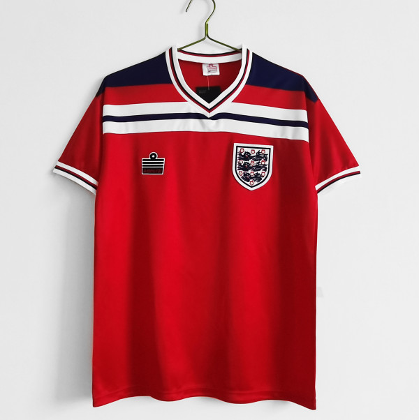 1982 England Away Adult Retro Soccer Jersey