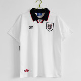 1994-1995 England Home Adult Retro Soccer Jersey