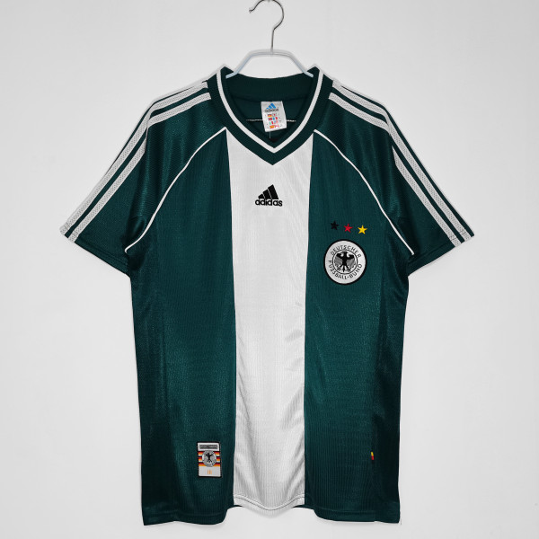 1998 Germany Away Adult Retro Soccer Jersey