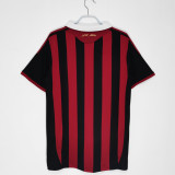 2009-2010 AC Milan Home Adult Retro Soccer Jersey