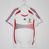 2006 France Away Adult Retro Soccer Jersey