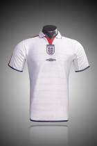 2004 England Home Adult Retro Soccer Jersey