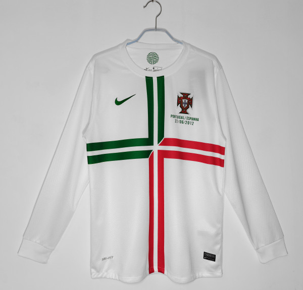 2012 Portugal Away Adult Retro LS Soccer Jersey