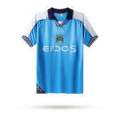 1999-2001 Man City Home Adult Retro Soccer Jersey