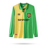 1992-1994 Man United Third Adult Retro LS Soccer Jersey