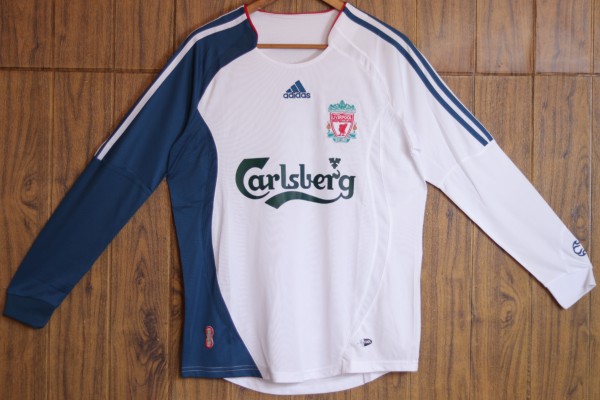 2006-2008 Liverpool Away Adult Retro LS Soccer Jersey