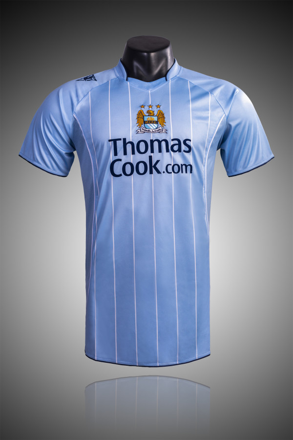 2007-2008 Man City Home Adult Retro Soccer Jersey