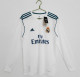 2017-2018 Real Madrid Home Adult Retro LS Soccer Jersey