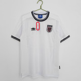 1999-2001 England Home Adult Retro Soccer Jersey