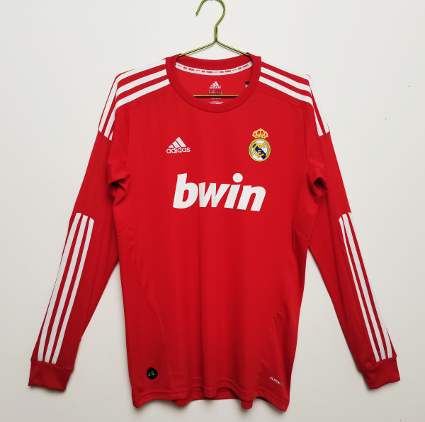 2011-2012 Real Madrid Third Adult Retro LS Soccer Jersey