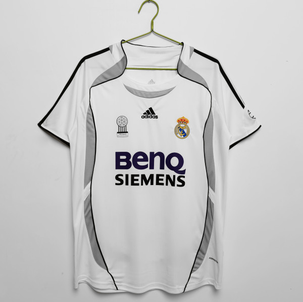 2006-2007 Real Madrid Home Adult Retro Soccer Jersey