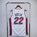 2023 Miami Heat White Jimmy Butler #22 Adult NBA Jersey