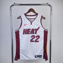 2023 Miami Heat White Jimmy Butler #22 Adult NBA Jersey