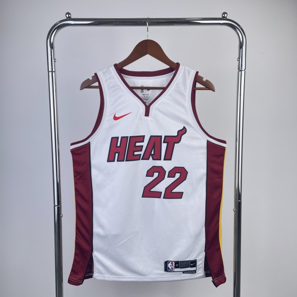 2023 Miami Heat White Jimmy Butler #22 Adult NBA Jersey