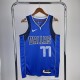2023 Dallas Mavericks Blue Luka Doncic #77 Adult NBA Jersey