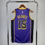 2023 Los Angeles Lakers Jordan Edition Austin Reaves #15 Adult NBA Jersey